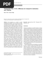 Turnaround Time (TAT) : Difference in Concept For Laboratory and Clinician