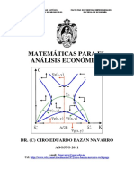 Matematicas para El Analisis Economico Ciro Bazan