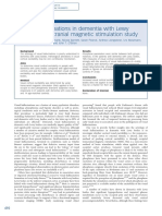 Visual Hallucinations in Dementia With Lewy Bodies Transcranial Magnetic Stimulation Study