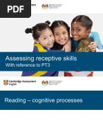 Assessing Receptive Skills
