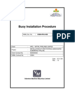 Buoy Installation Procedure