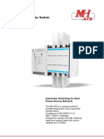 Automatic Switching for Dual Power Source Network