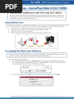 HL113EW Web UI Pairing Guide PDF