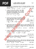 Physics Work Energy Power MCQ