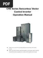 CHE Series Sensorless Vector Control Inverter Operation Manual