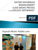 Sistem Informasi Management Mister Aladin
