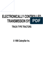 Electronically Controlled Transmission System: Track-Type Tractors