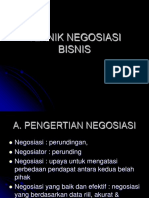 Teknik Negosiasi Bisnis