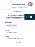 Nueva Clasificacion de Enfermedades Periodontales