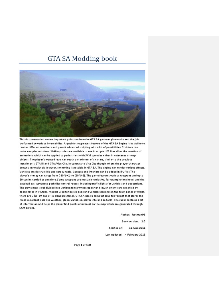 Gta Sa Modding Book 1 0 Data Type Computer Data Storage