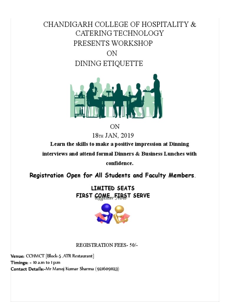 Dining Etiquette PDF