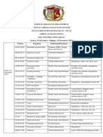 Jadwal Kegiatan Pelantikan Da Dan Satin