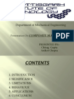 Department of Mechanical Engineering: Composite Materials