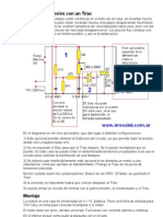 Variador de Tension Con Un Triac