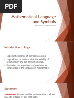 1-II Mathematical Languages and Symbols (2 of 2)