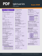 STAM Formula Sheet