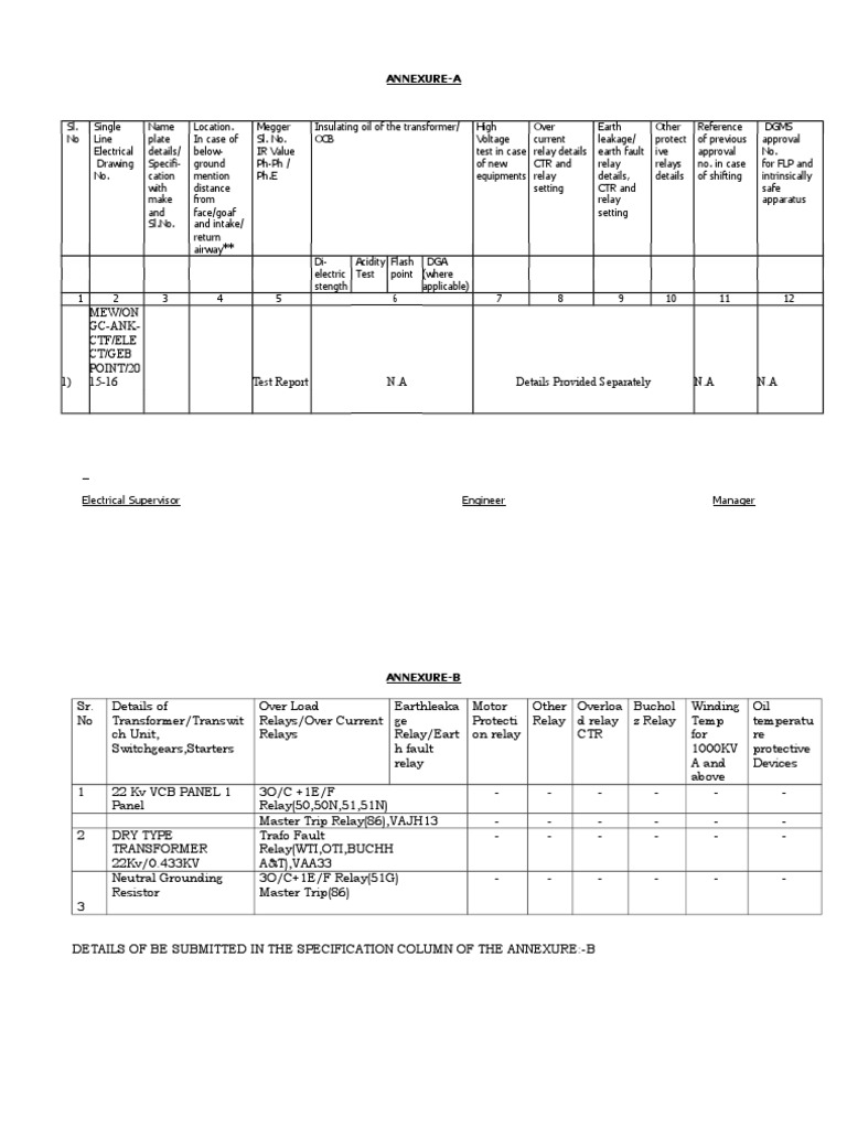 HT AppForm - Modified 04092018 | PDF | Transformer | Relay