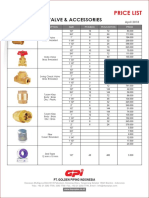 GPI Price List Ryuichi Valve April 2018