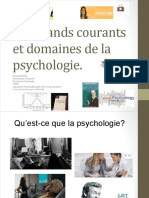 Les Grands Courants Et Domaines de La Psychologie 1