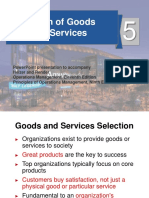 Design of Goods and Services