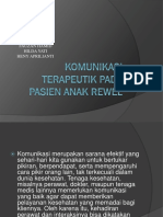 Komunikasi Terapeutik Pada Pasien Anak Rewel