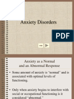 Anxietydisorder Lecture