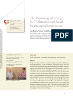 The Psychology of Change