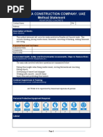 Method Statement For Reinforced Concrete Pours