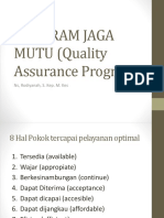 5 e PROGRAM JAGA MUTU (Quality Assurance Program)