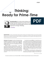 Design Thinking: Ready For Prime-Time: David Kelley Has Infused His Thinking Into The Legendary