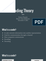 Coding Theory Fundamentals: Error Detection, Correction and Linear Codes