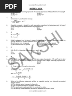 AIEEE-2004paper With Solutions