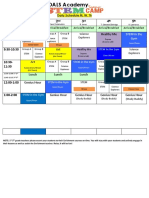 Goals Summer Stem Academyschedule