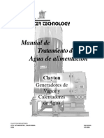 E-504 Feedwater Treatment Ops and Mtnce Manual (SP) - Clayton PM-016