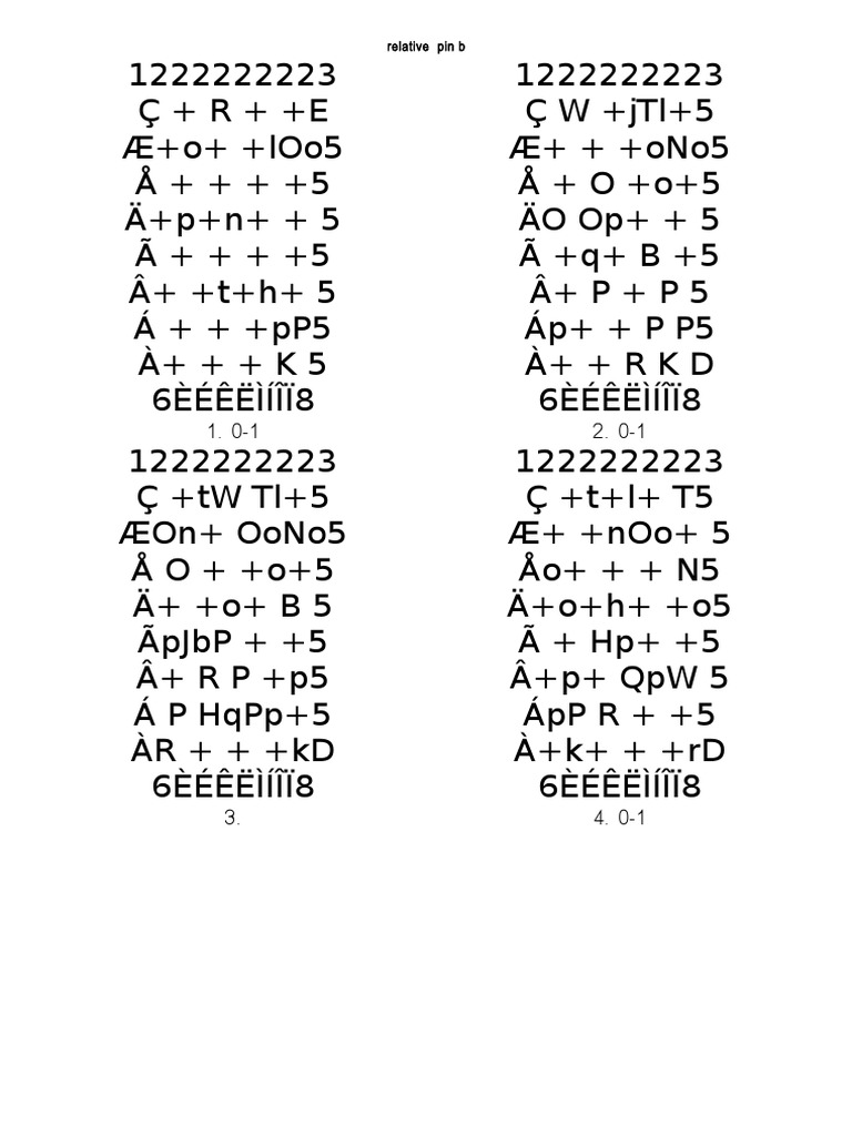Relative Pin B