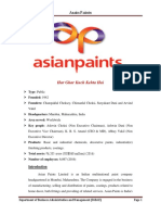 Asian Paints Limited Is An Indian Multinational Paint Company Headquartered in Mumbai