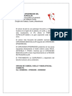 Carcinoma Epidermoide Del Pabellón Auricular.