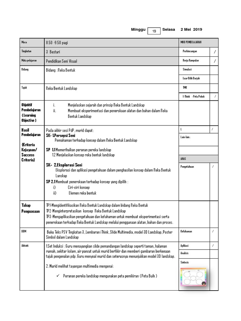 Rph Reka Bentuk Landskap Pdf