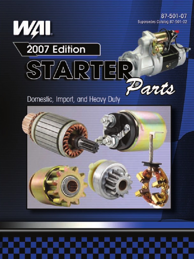 starter repair parts catalog Screw Vehicle Technology