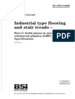 (BS 4592-5-2006) - Industrial Type Flooring and Stair Treads. Solid Plates in Metal and Glass R