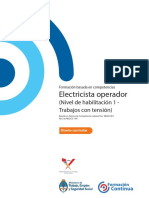 DC ENERGIA ELECTRICA Electricista Operador Nivel de Habilitacion 1 Trabajos Con Tension