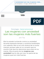 Las Mujeres Con Ansiedad Son Las Mujeres Más Fuertes PDF