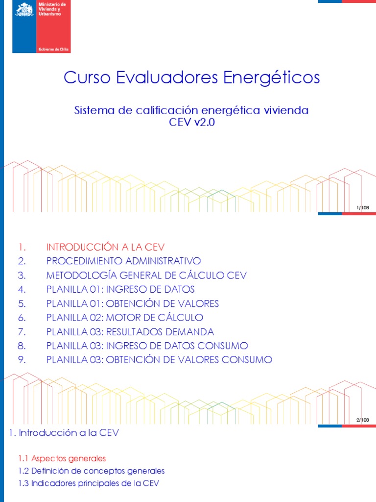 CEV CEVE Metodología General de Calculo CEV PDF | PDF | Conservación de ...