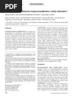 Bruxismo do Sono e DTM