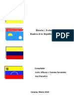 Historia y Evolución de La Bandera de La República de Venezuela 1806 - 2006 - COMPILADOR ALFONSO FUENTES