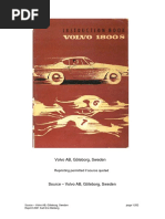 Volvo 1800s Owners Manual 63-70