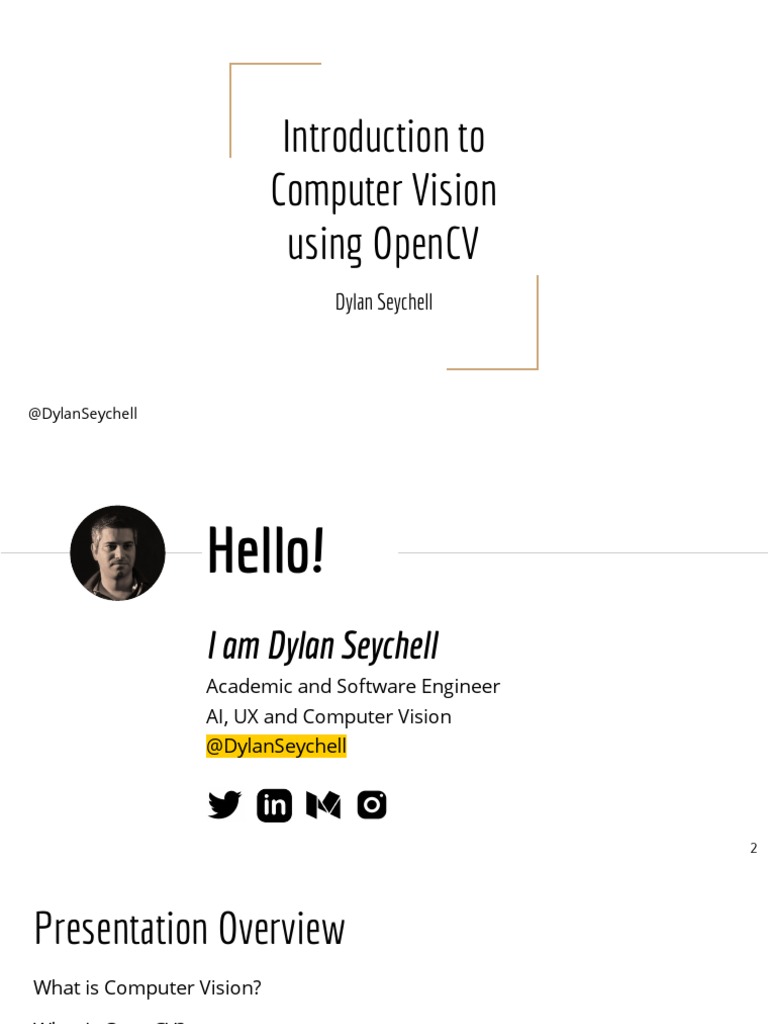 Introduction to OpenCV for Computer Vision | PDF | Python (Programming ...