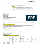 Product Manual: Characters of Mold Silicone Rubber