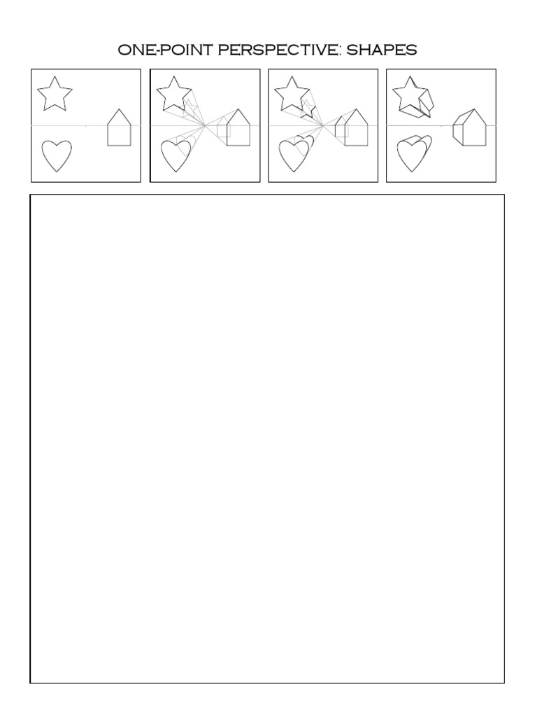 One-Point Perspective Drawing Guide | PDF