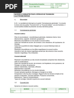 Matière à connaitre Technicien électromécanicien (Cours+électricité)